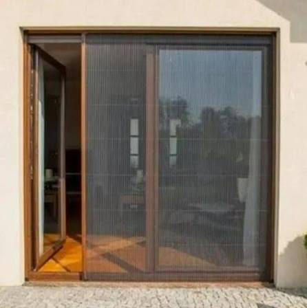 Door mosquito mesh installation