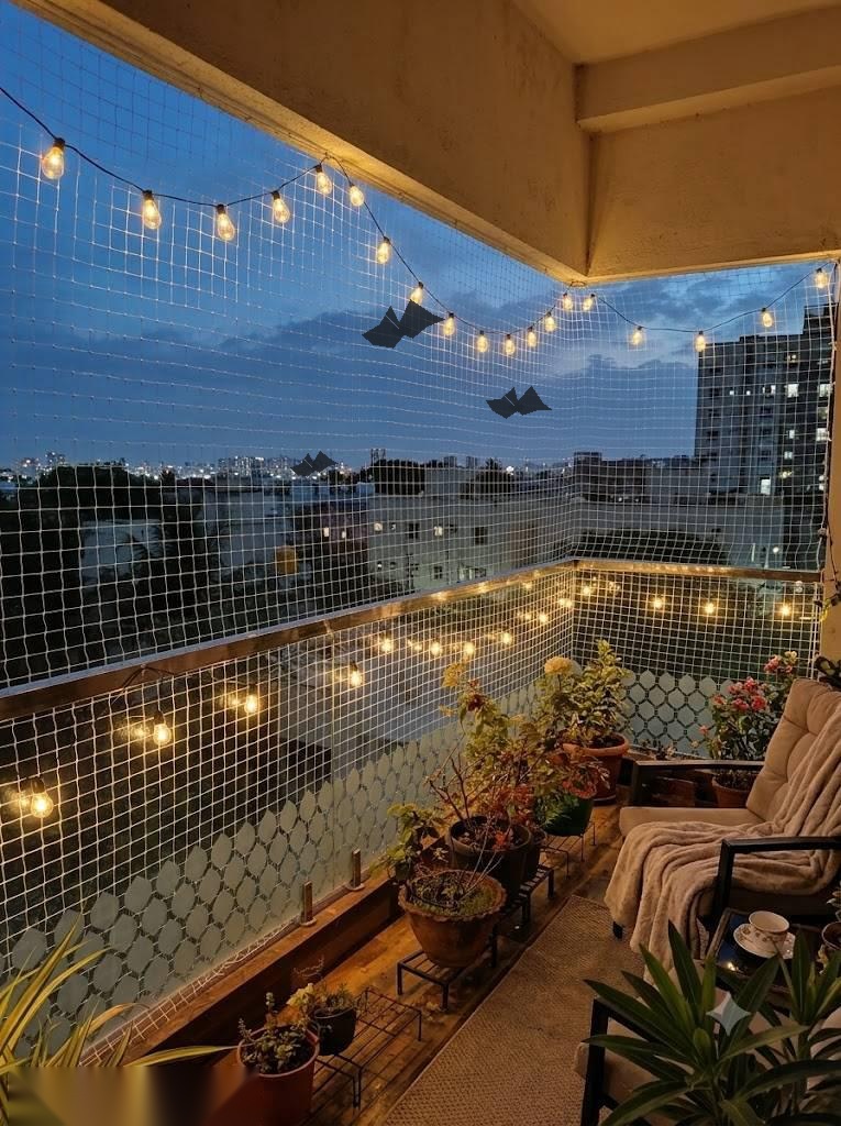 Bird-Free Balcony Netting