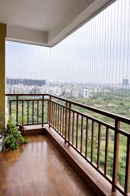 Invisible grill balcony view